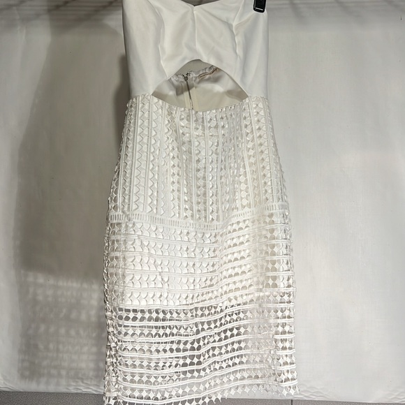 Dress, white, strapless MUSTARD SEED, medium - Picture 1 of 8